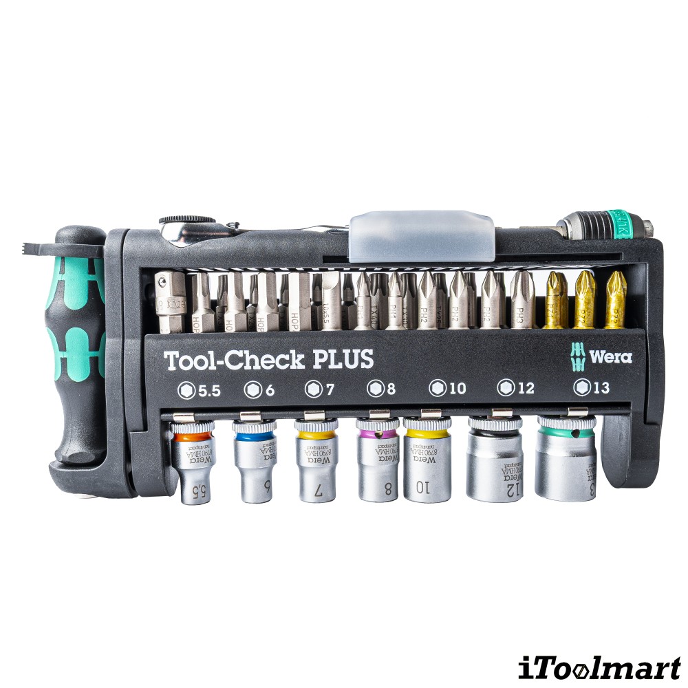 ชุดไขควงและประแจ Wera Tool Check PLUS Kneeling Pad 05134544001  ชุด 40 ชิ้น 
