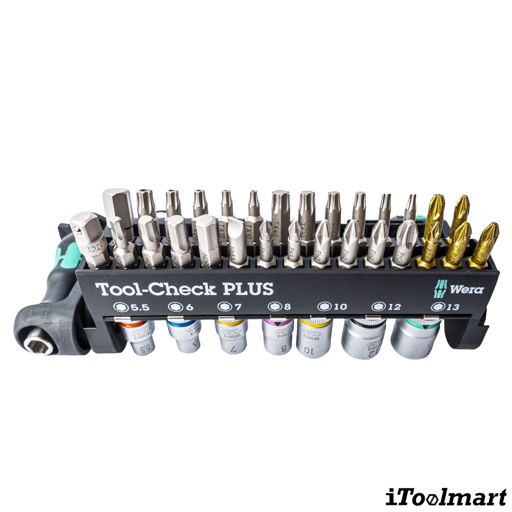 ชุดไขควงและประแจ Wera Tool Check PLUS Kneeling Pad 05134544001  ชุด 40 ชิ้น 