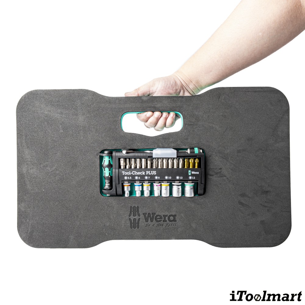 ชุดไขควงและประแจ Wera Tool Check PLUS Kneeling Pad 05134544001  ชุด 40 ชิ้น 