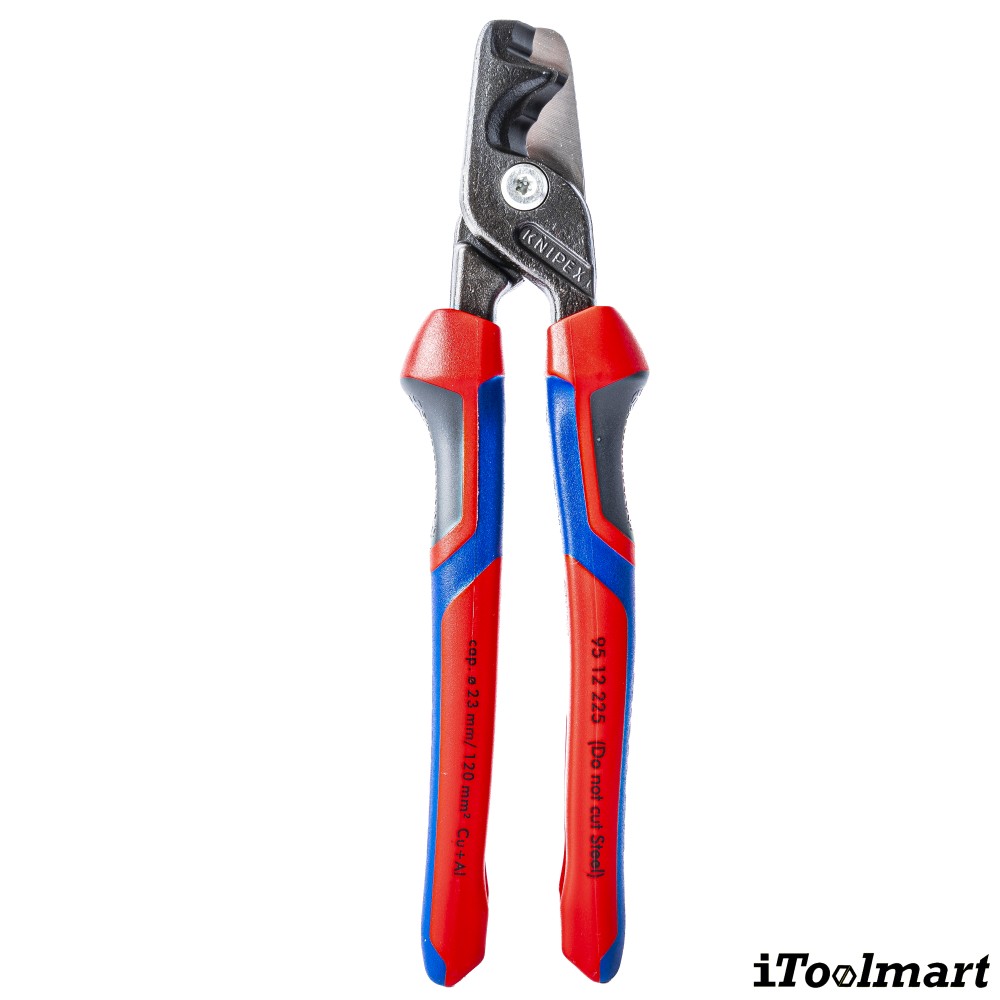 กรรไกรตัดสายไฟ สายเคเบิ้ล KNIPEX 95 12 225 ความยาว 200 มม 