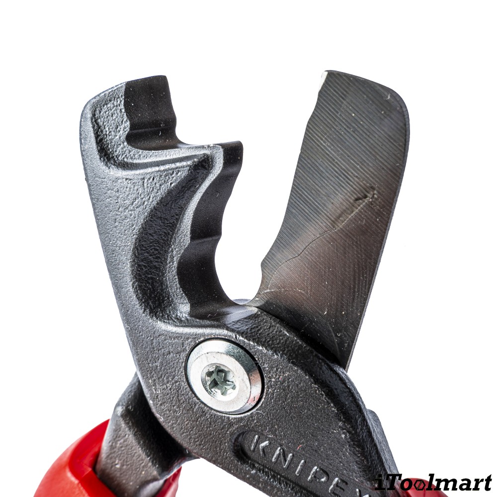 กรรไกรตัดสายไฟ สายเคเบิ้ล KNIPEX 95 12 225 ความยาว 200 มม 