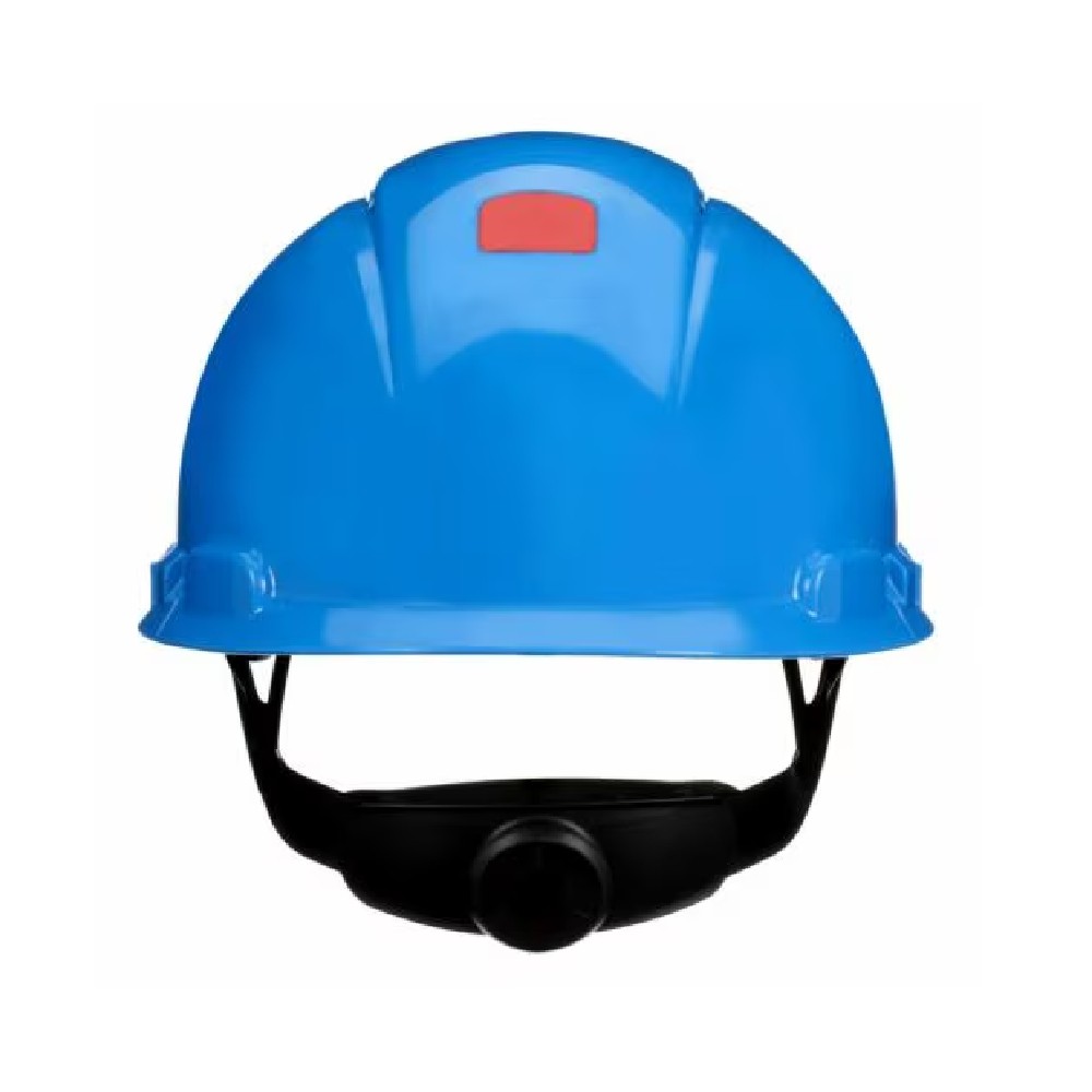 หมวกนิรภัย 3M H 703SFV UV แบบปรับหมุน สีฟ้ามีรูระบาย
