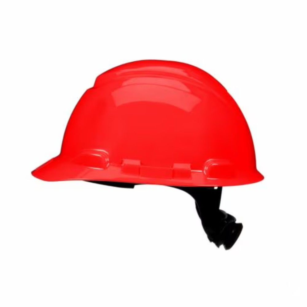 หมวกนิรภัย 3M H 705SFR UV แบบปรับหมุน สีแดง
