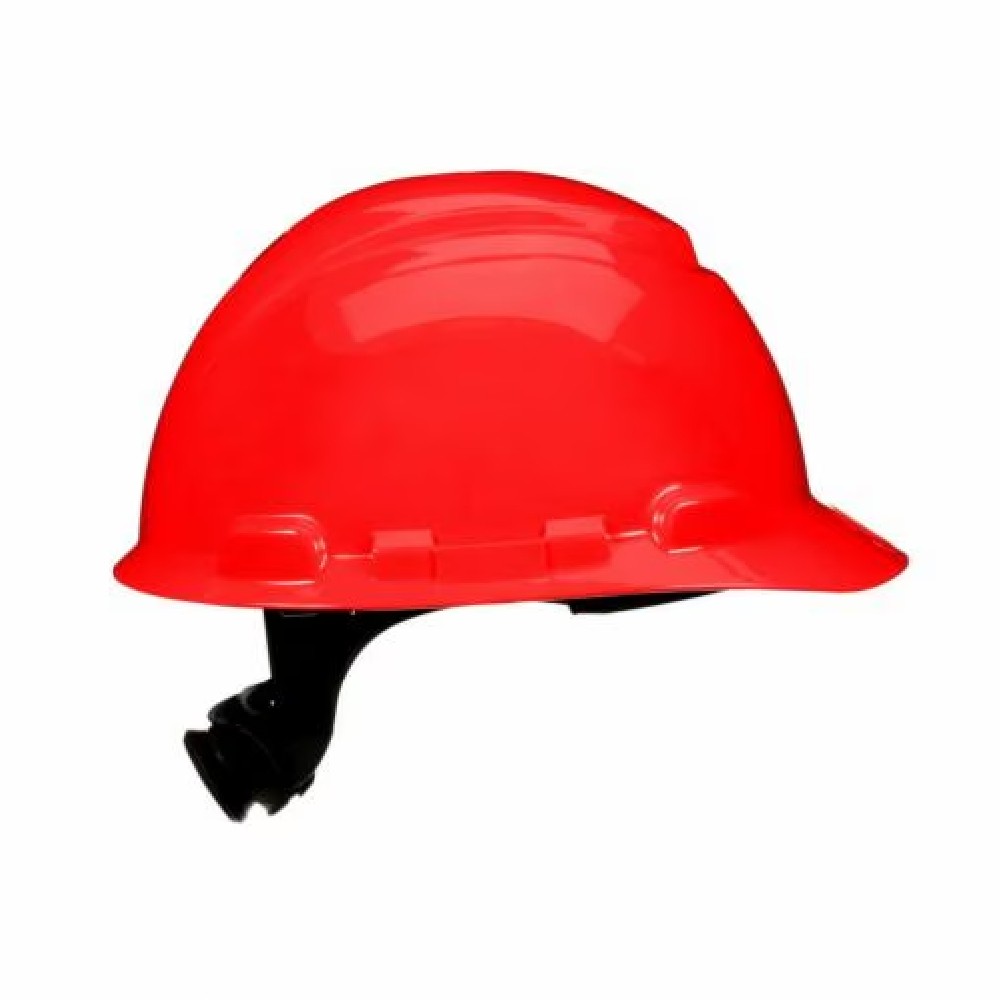 หมวกนิรภัย 3M H 705SFR UV แบบปรับหมุน สีแดง
