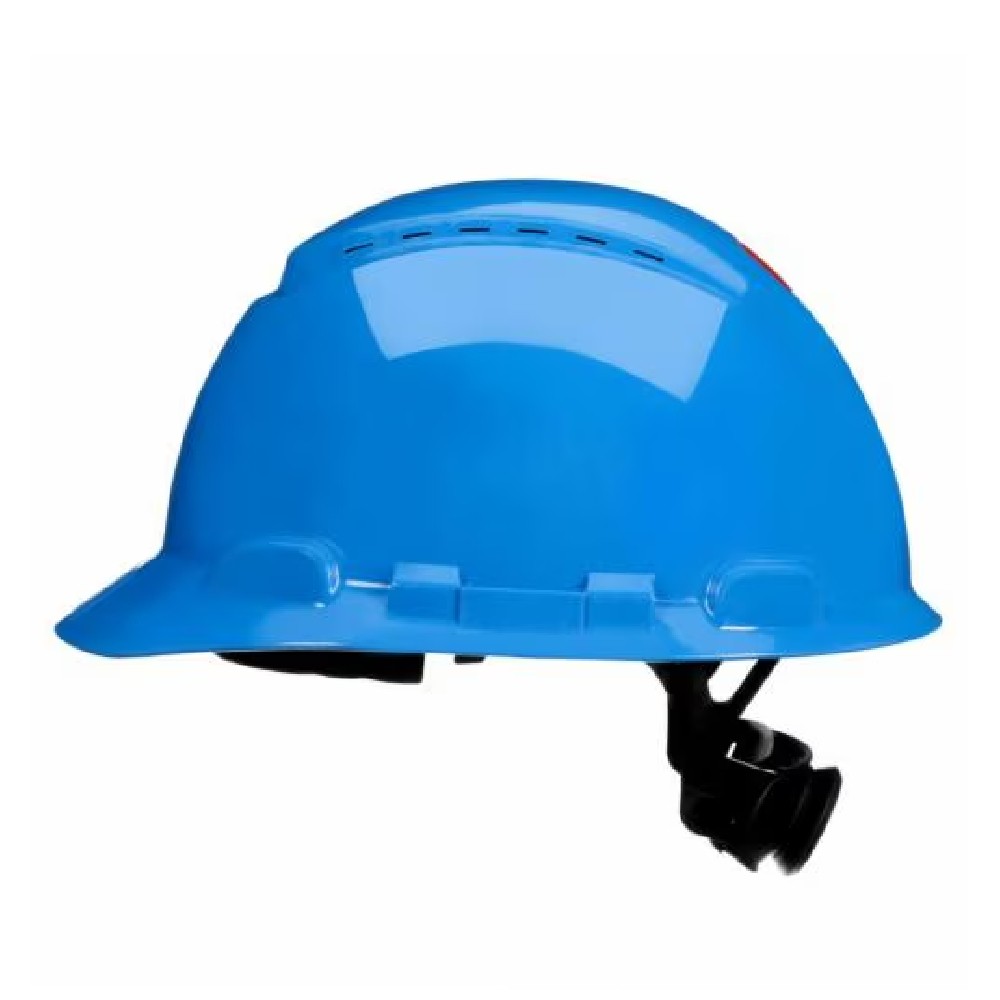 หมวกนิรภัย 3M H 703SFR UV แบบปรับหมุน สีฟ้า