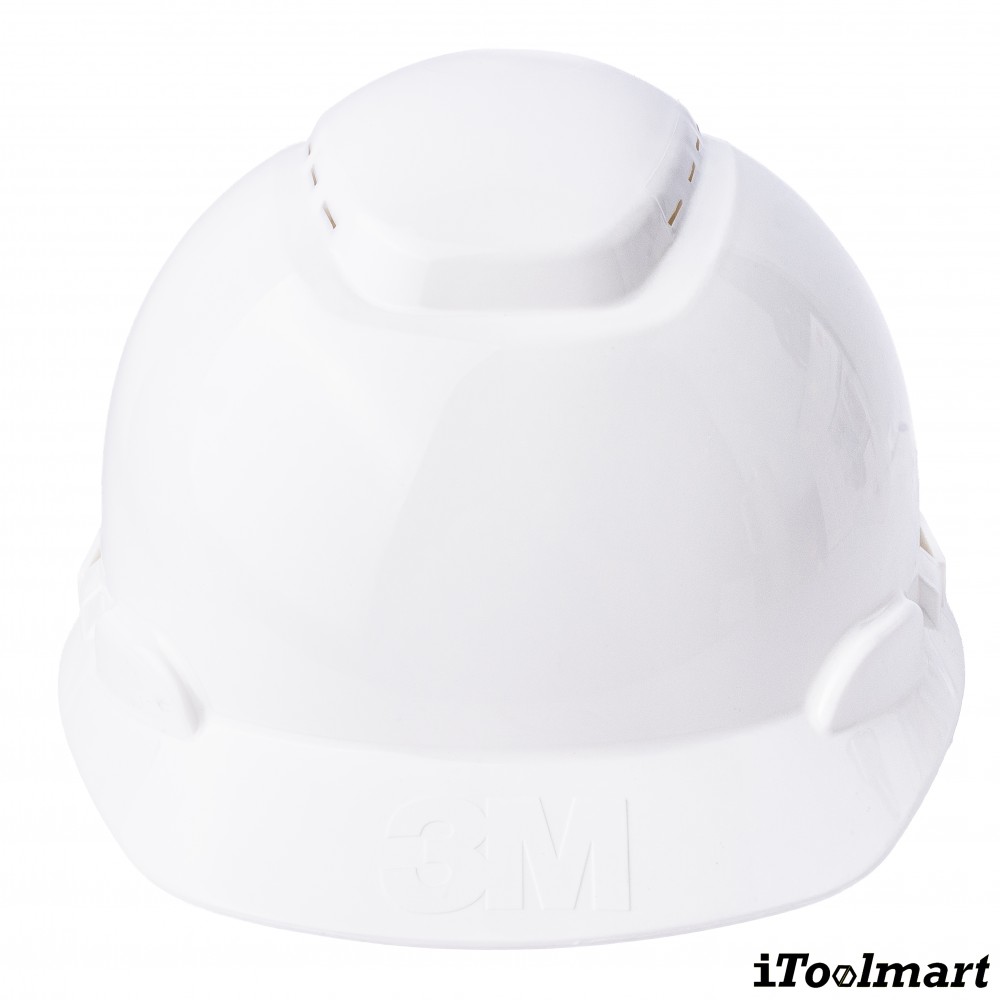 หมวกนิรภัย 3M™ H 701SFR UV แบบปรับหมุนระบายอากาศ  สีขาว  ไม่รวมสายรัดคาง  7100239982