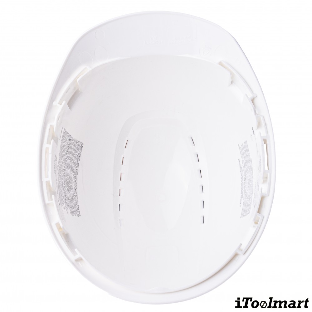 หมวกนิรภัย 3M™ H 701SFR UV แบบปรับหมุนระบายอากาศ  สีขาว  ไม่รวมสายรัดคาง  7100239982