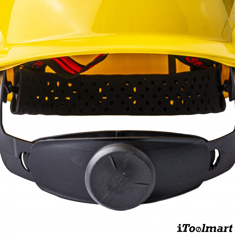หมวกนิรภัย 3M รุ่น H 702SFR UV แบบปรับหมุน สีเหลือง