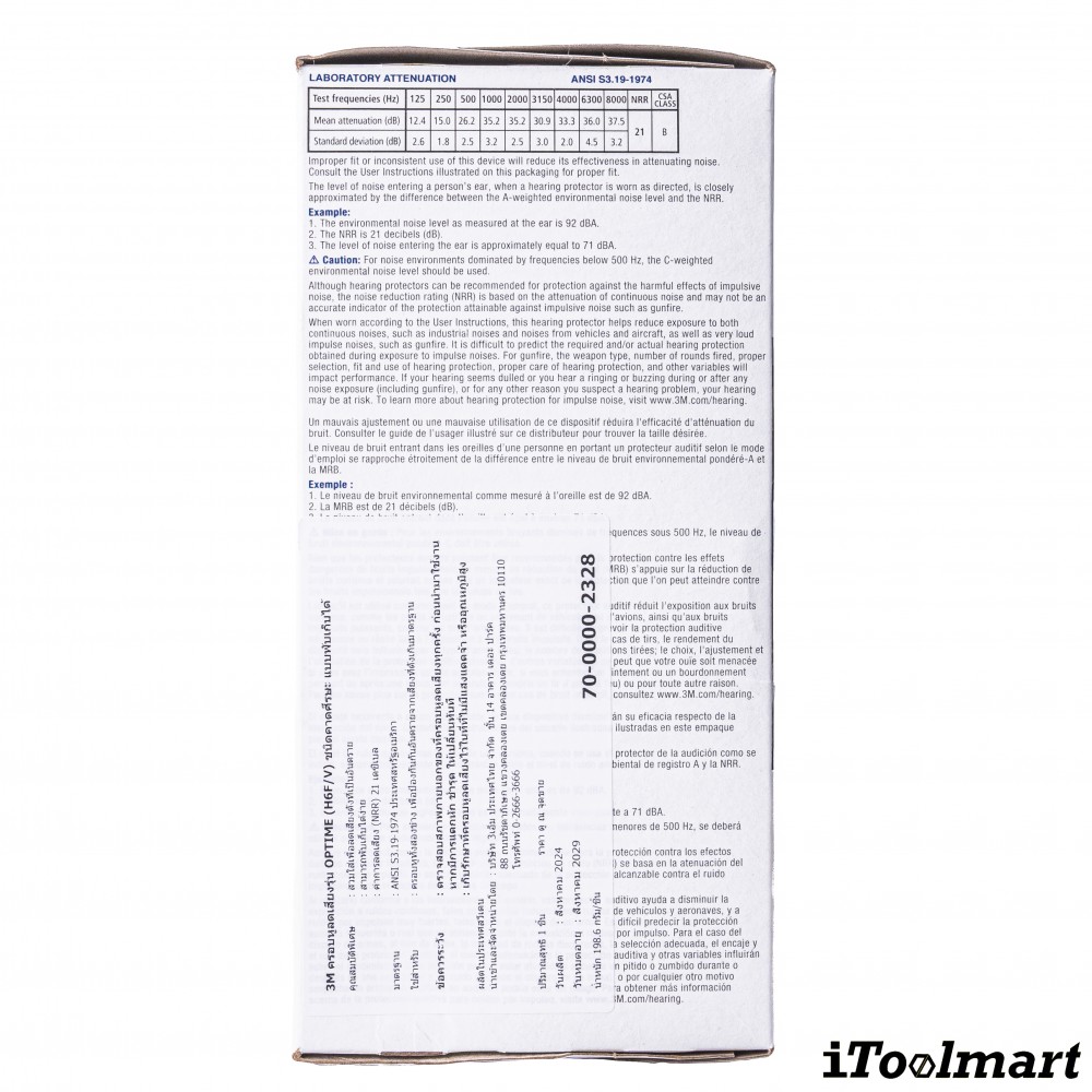 ที่ครอบหูลดเสียง 3M H6F V PELTOR Optime 95 แบบคาดศีรษะ สามารถพับได้
