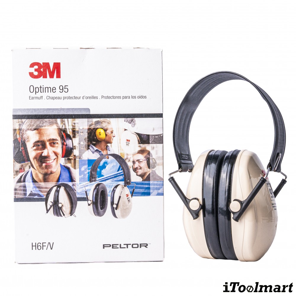 ที่ครอบหูลดเสียง 3M H6F V PELTOR Optime 95 แบบคาดศีรษะ สามารถพับได้