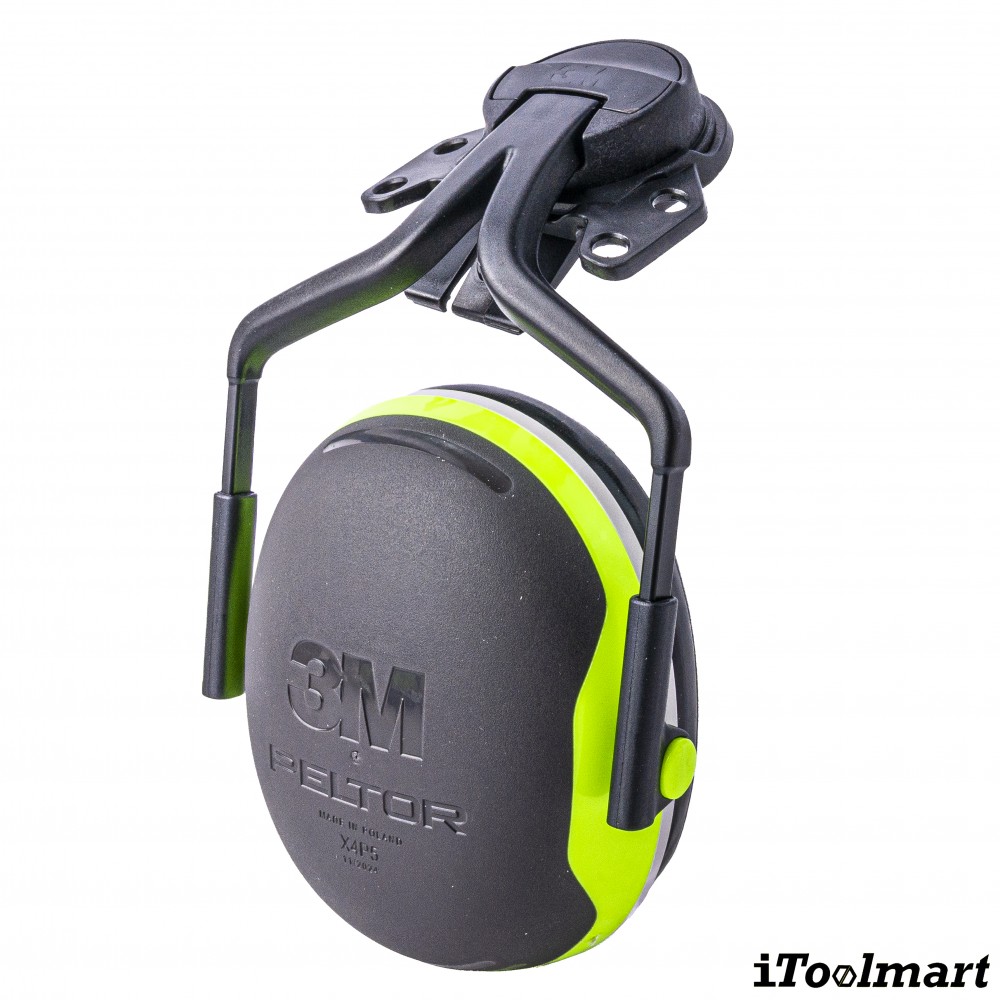 ที่ครอบหูลดเสียง 3M X4P5E PELTOR แบบติดหมวกนิรภัย ค่าการลดเสียง 25 เดซิเบล