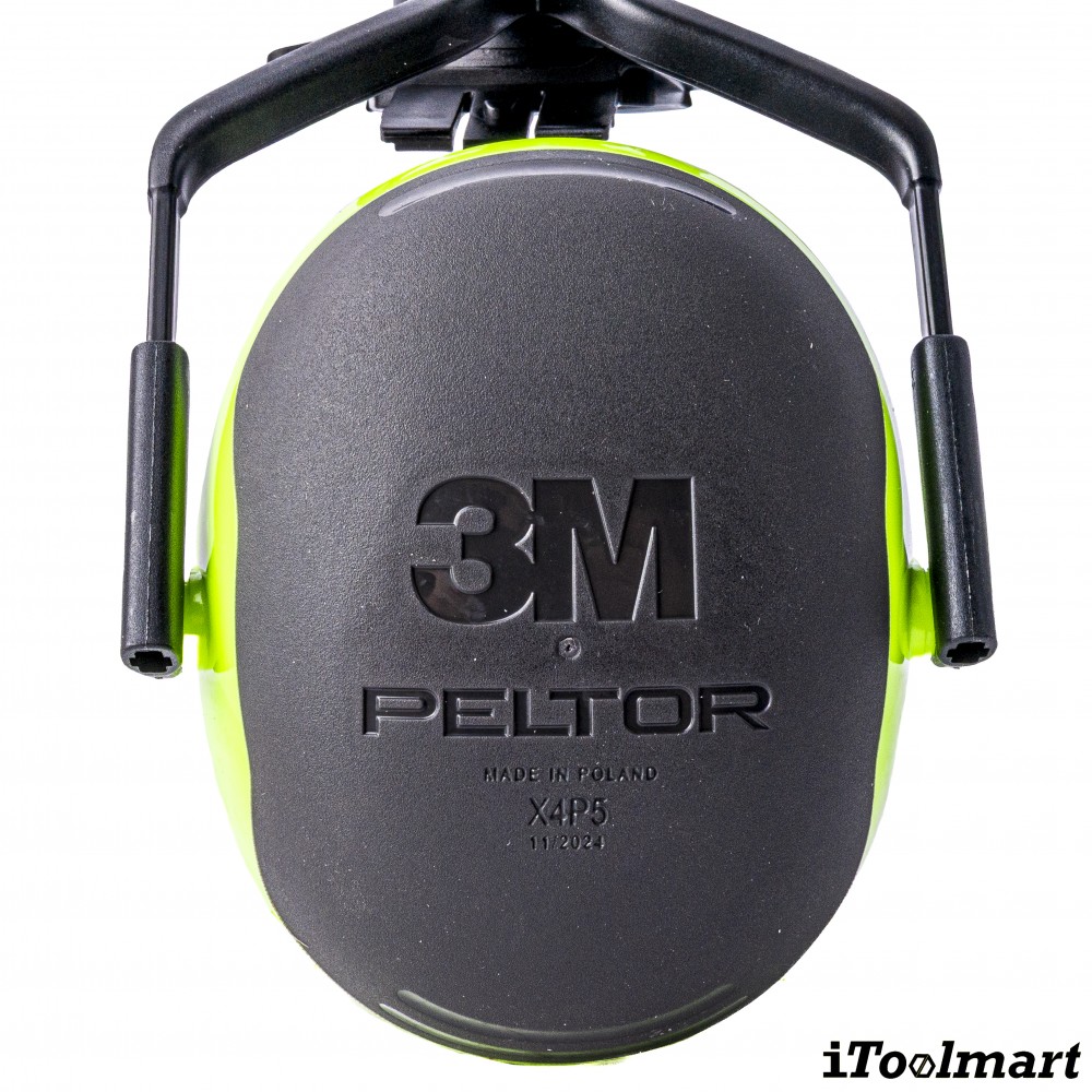 ที่ครอบหูลดเสียง 3M X4P5E PELTOR แบบติดหมวกนิรภัย ค่าการลดเสียง 25 เดซิเบล