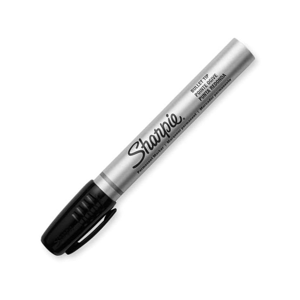 มาร์คเกอร์ Sharpie PRO Metal Barrel 1794229 Bullet Tip 1.0 mm. สีดำ