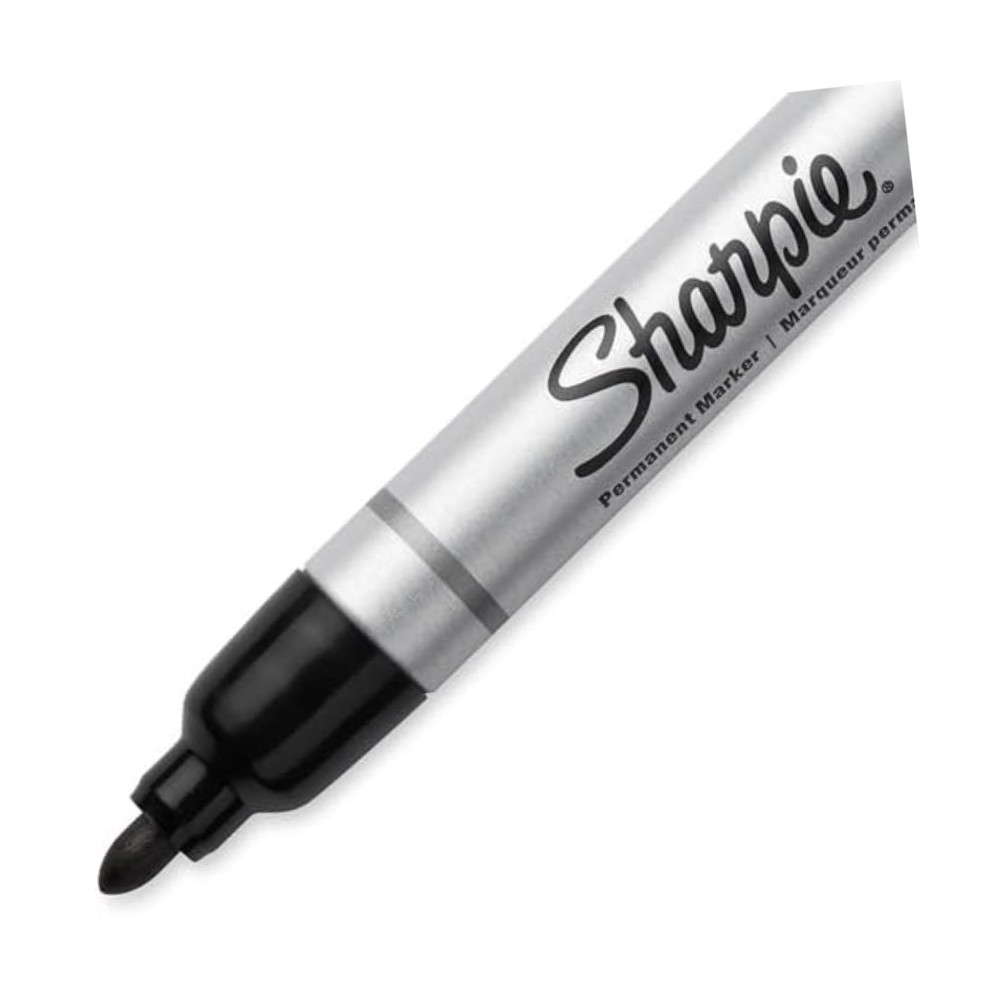 มาร์คเกอร์ Sharpie PRO Metal Barrel 1794229 Bullet Tip 1.0 mm. สีดำ