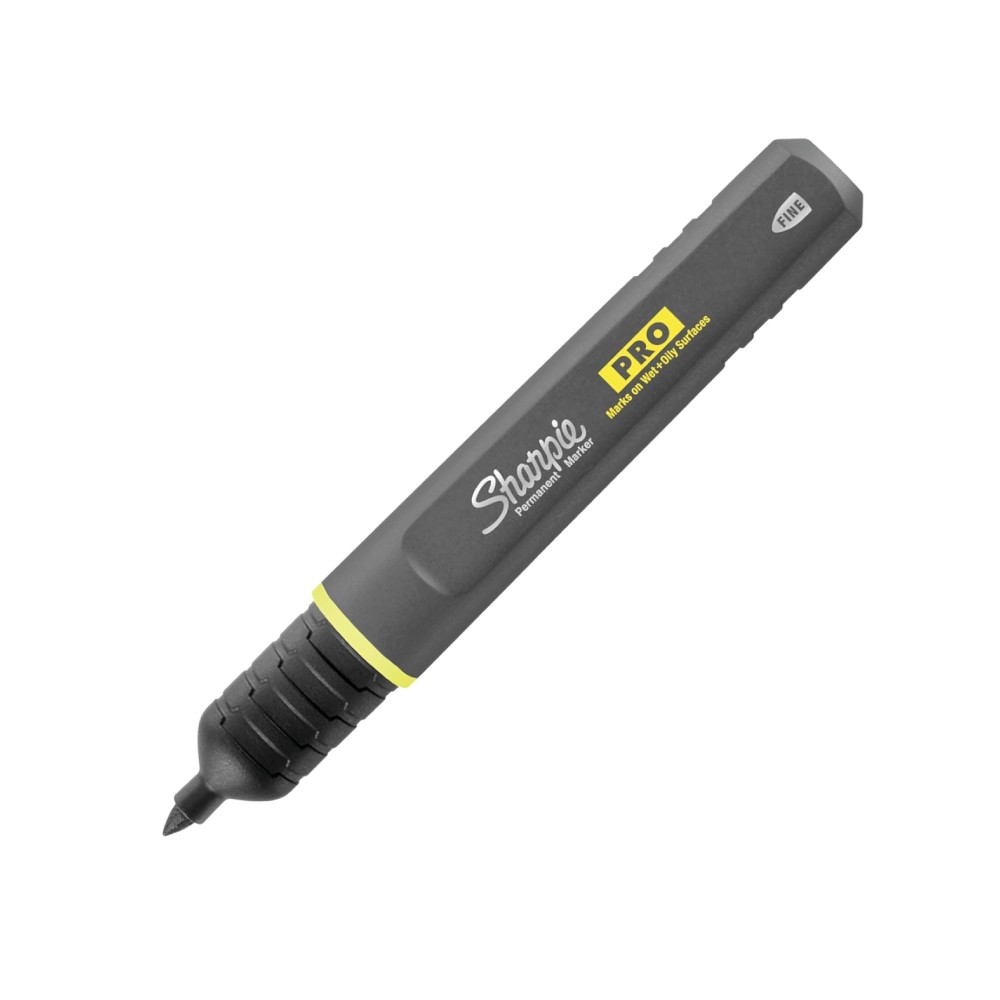 ชุดมาร์คเกอร์ Sharpie PRO Permanent Marker 2018324 Jobsite Fine Point 1.0 mm. 4 ด้าม ดำ แดง น้ำเงิน