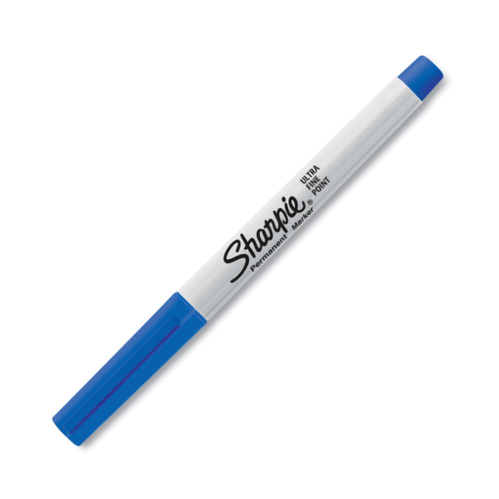 มาร์คเกอร์ Sharpie Permanent Markers 37003 Ultra Fine Tip 0.5 mm. สีน้ำเงิน