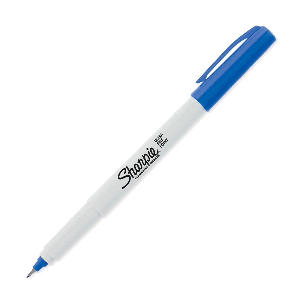 มาร์คเกอร์ Sharpie Permanent Markers 37003 Ultra Fine Tip 0.5 mm. สีน้ำเงิน