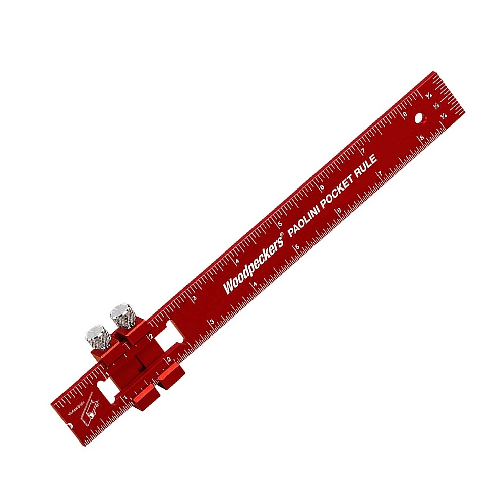ไม้บรรทัดพกพา Woodpeckers PPR-8200-19 Paolini Pocket Rule ขนาด 200 มม.