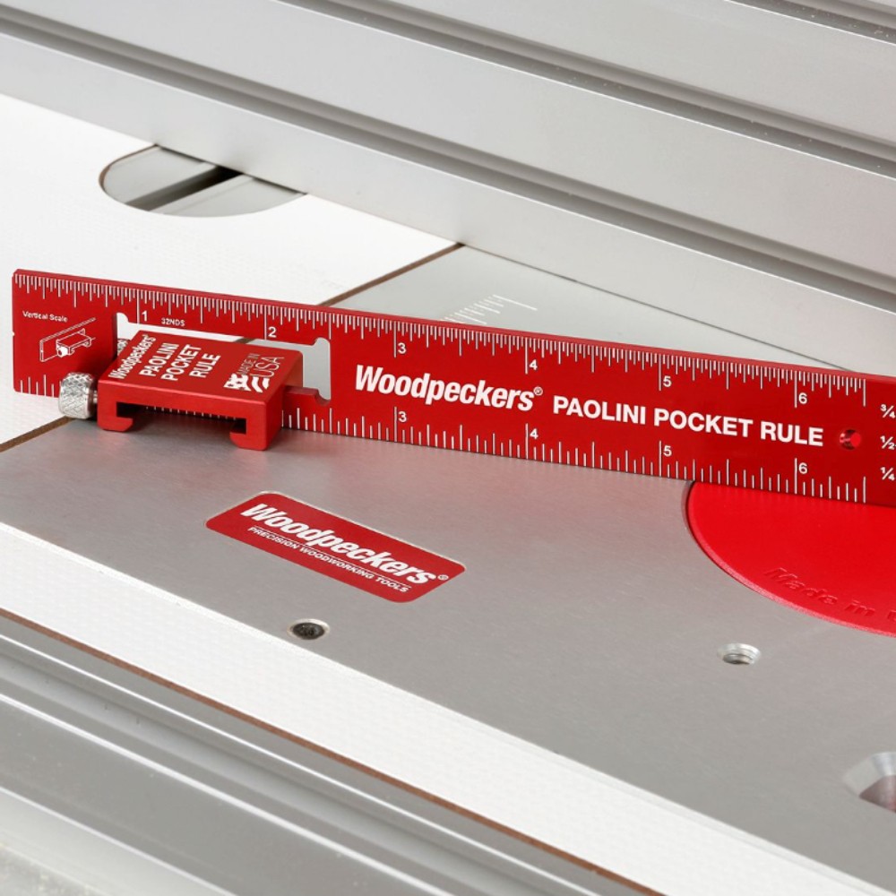 ไม้บรรทัดพกพา Woodpeckers PPR-6150-19 Paolini Pocket Rule ขนาด 150 มม.