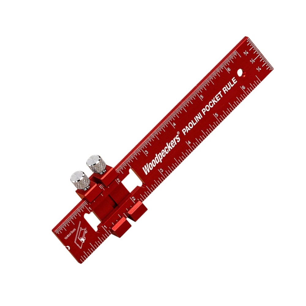 ไม้บรรทัดพกพา Woodpeckers PPR-6150-19 Paolini Pocket Rule ขนาด 150 มม.