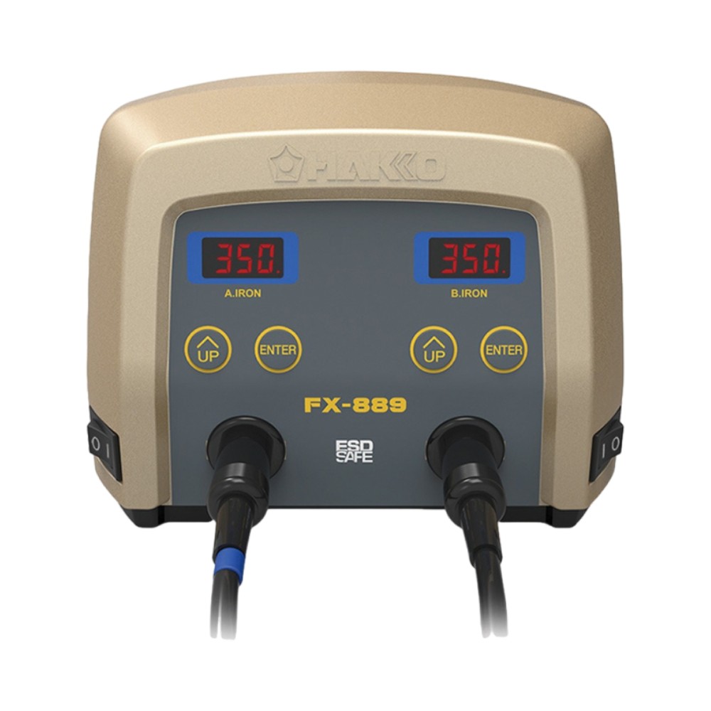 เครื่องควบคุมอุณหภูมิหัวแร้ง HAKKO FX-889 Dual Port Soldering Station แบบ 2 ช่อง