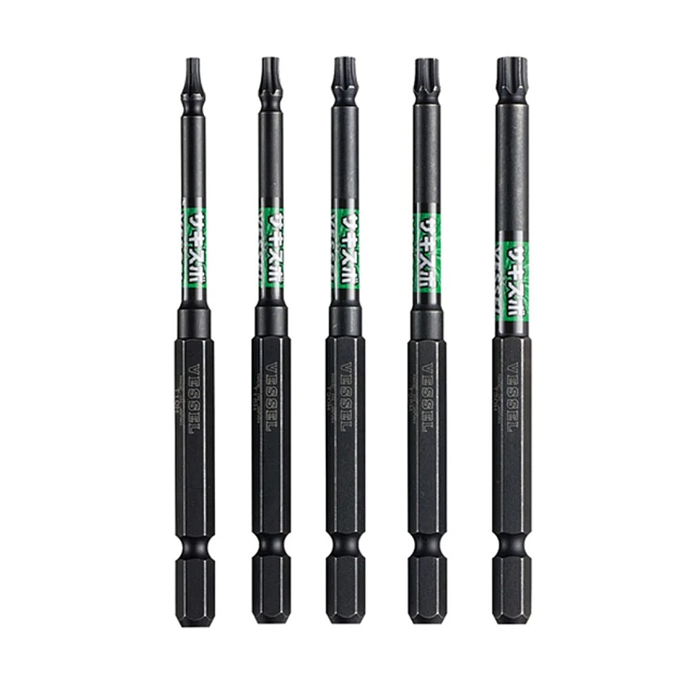 ดอกไขควงดาว 6 แฉก แกนสลิม VESSEL SS16T Sakisubo Torx Bit