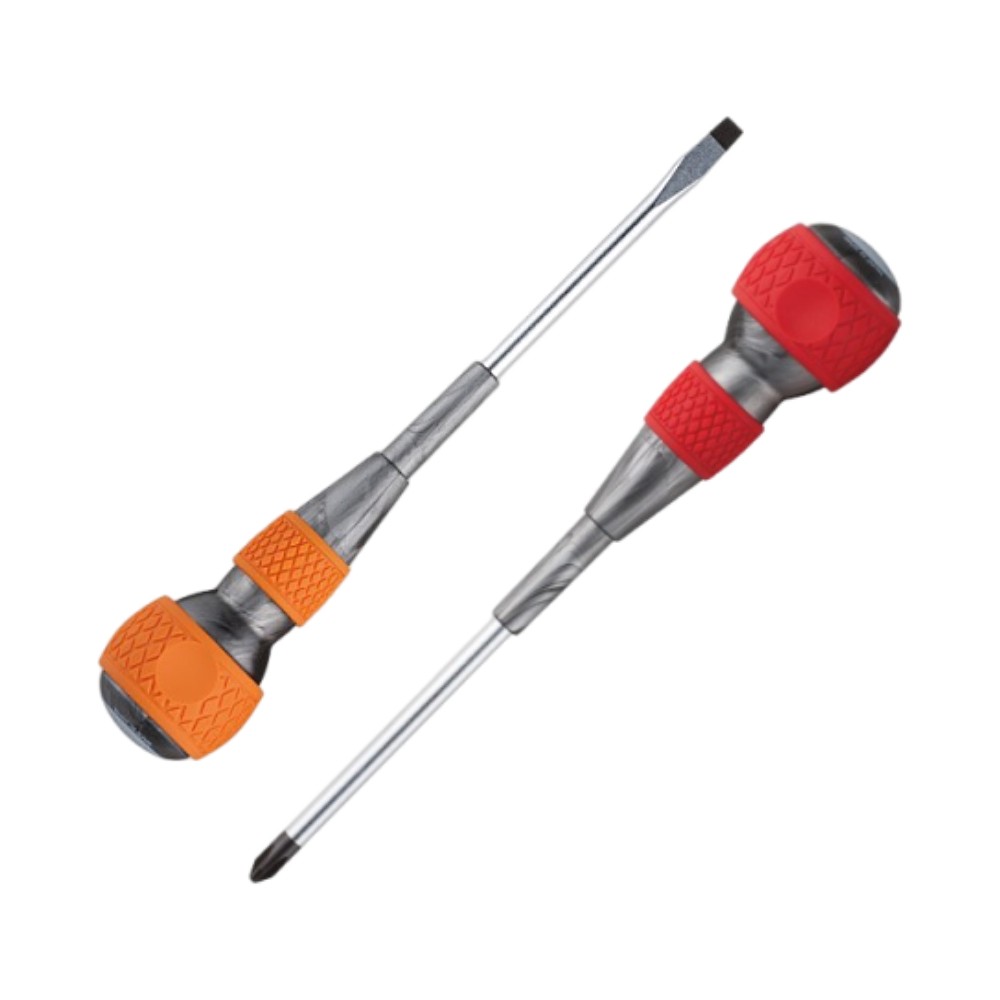 ไขควงด้ามบอลเซรามิก Vessel No.210 Series Ball Grip Screwdriver สำหรับช่างไฟฟ้า Made in Japan (ของแท้)