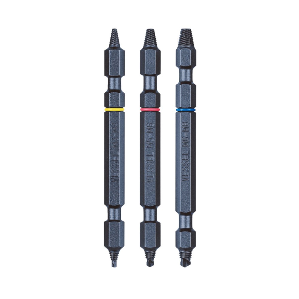 ดอกถอนน๊อตรูด VESSEL NEJ Series Impact Screw Extractor Bit