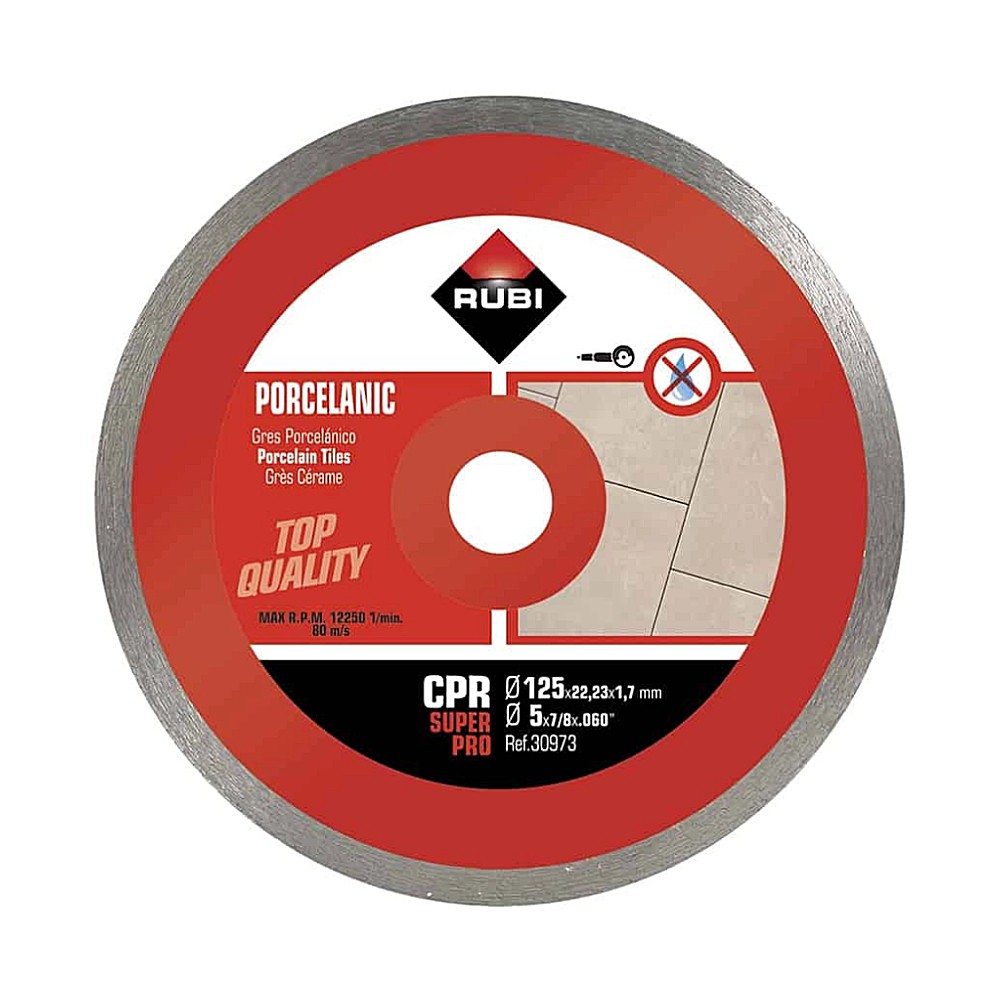 ใบตัดเพชร RUBI CPR 115 SUPERPRO ขนาด 5 นิ้ว (30973)