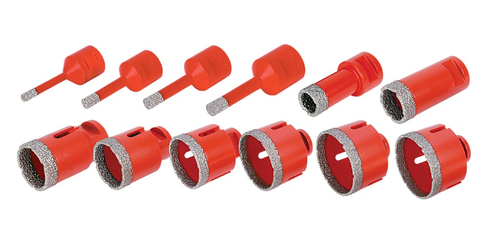 ดอกเจาะกระเบื้อง RUBI DRYGRES หัวเพรช แบบแห้ง ขนาด M10