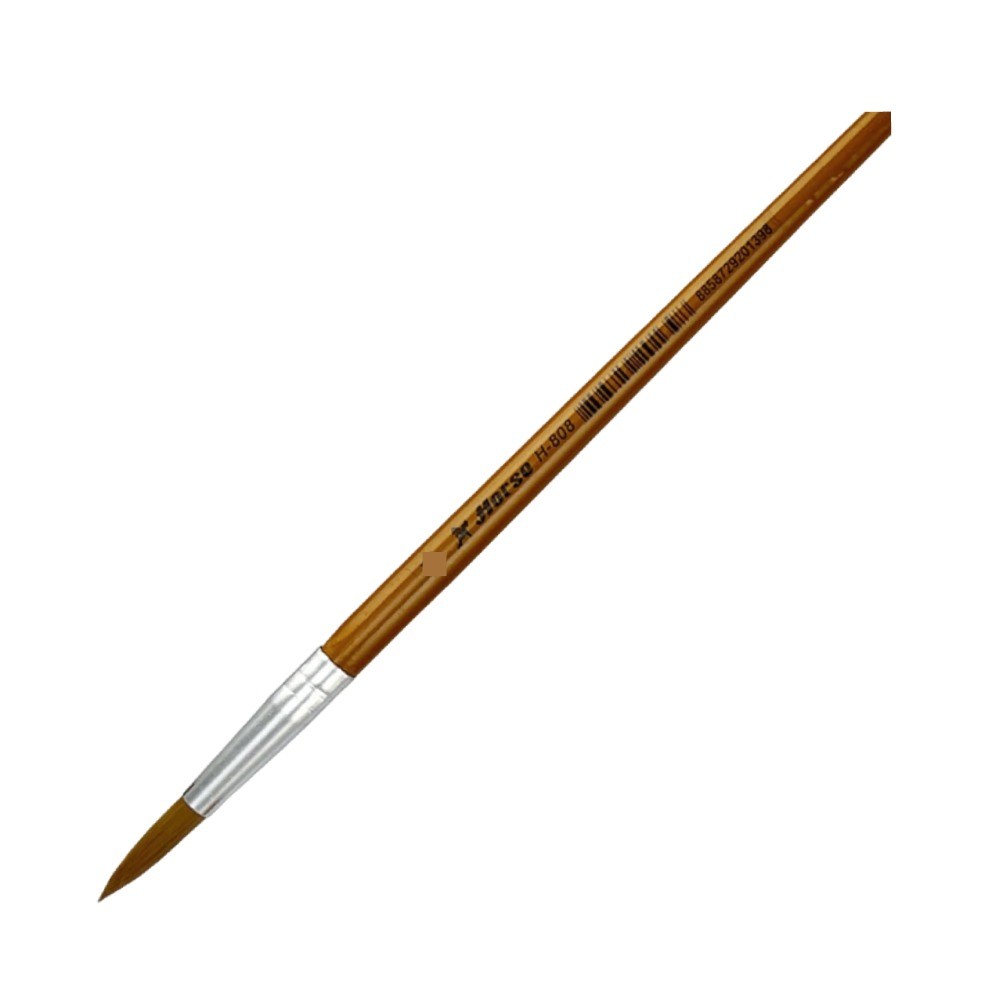 พู่กันปลายกลม H 808 เบอร์  12 HORSE รุ่น H251 5070