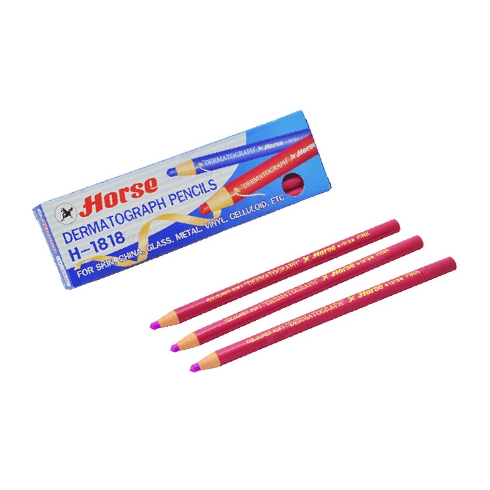 ดินสอเขียนกระจก H 1818 สีชมพู HORSE รุ่น H251 0257