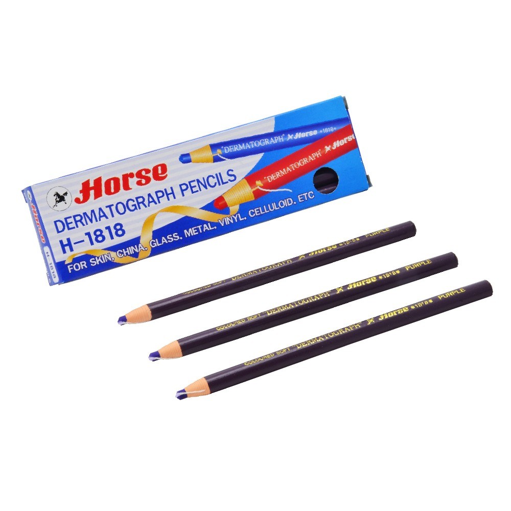 ดินสอเขียนกระจก H 1818 สีม่วง HORSE รุ่น H251 0259