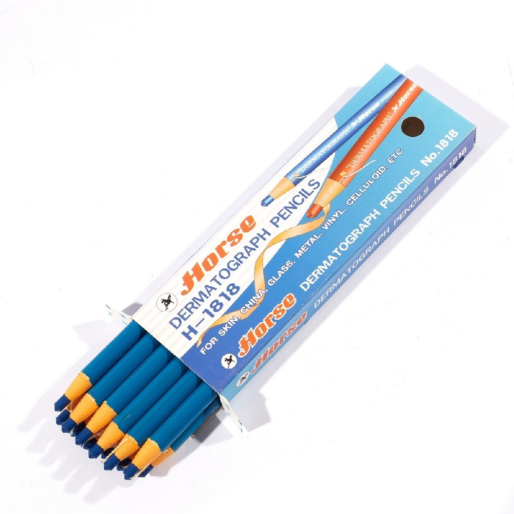 ดินสอเขียนกระจก H 1818 สีน้ำเงิน HORSE รุ่น H251 0252