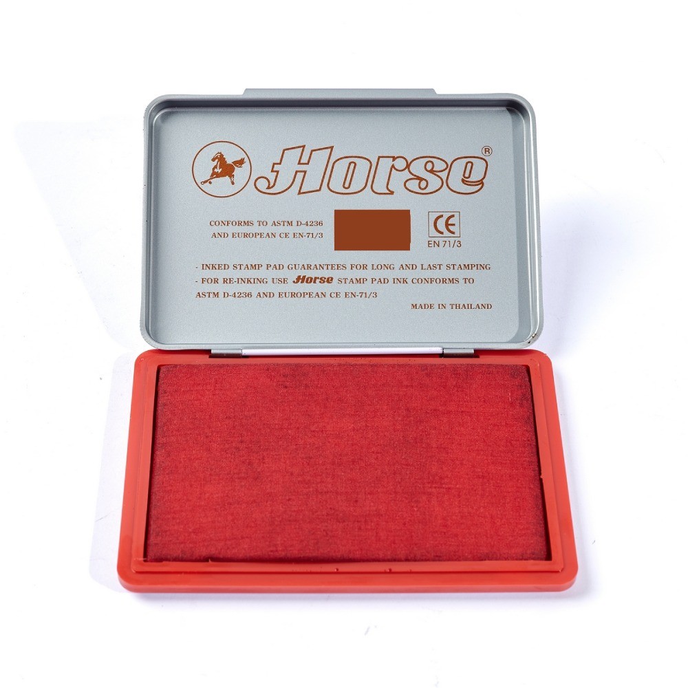 แท่นประทับตรา สีแดง เบอร์ 4 HORSE รุ่น H251 0120