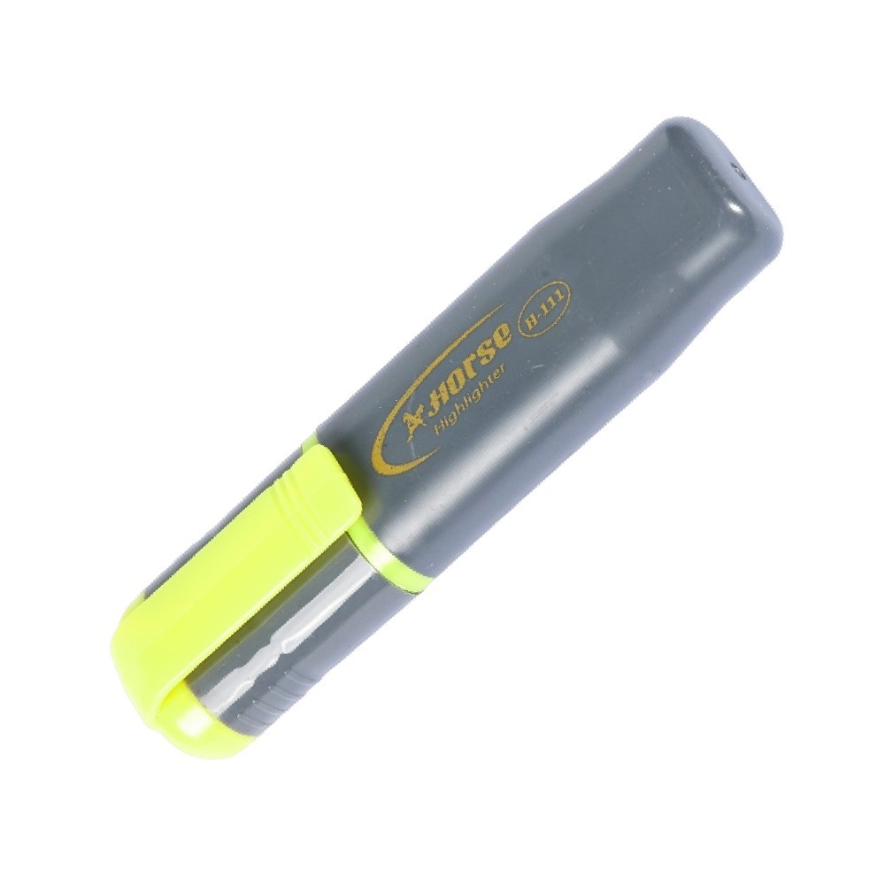 ปากกาเน้นข้อความ H 111 สีเหลือง HORSE รุ่น H251 0050