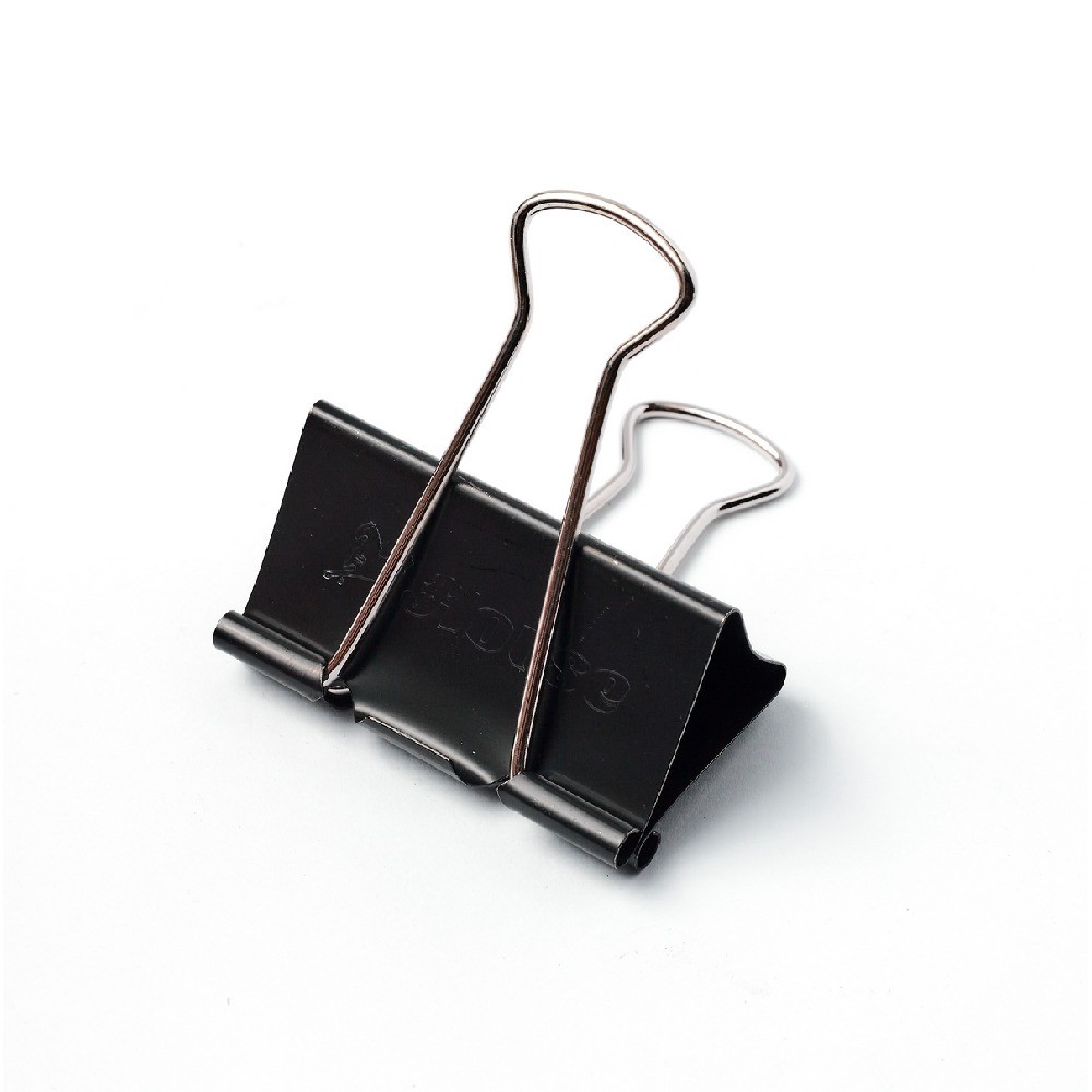 คลิปดำ NO 108 ขนาด 50 มม  HORSE รุ่น H251 1005  บรรจุ 12 ตัว กล่อง 