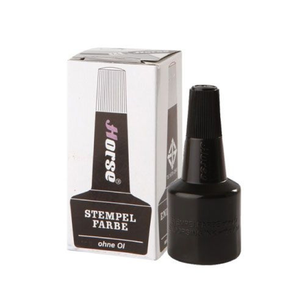 หมึกเติมแท่นประทับ 28 CC สีดำ HORSE รุ่น H251 0315
