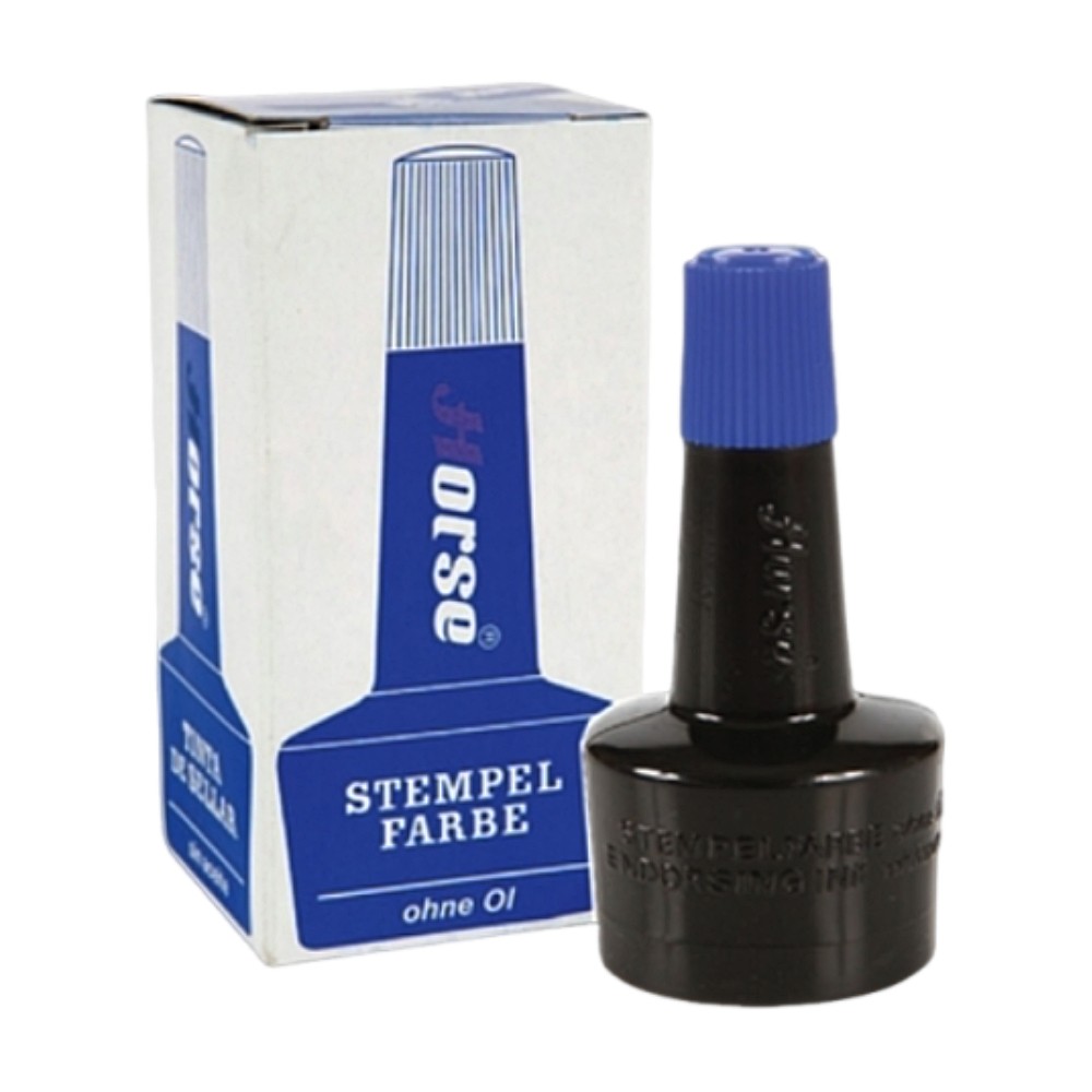 หมึกเติมแท่นประทับ 28 CC สีน้ำเงิน HORSE รุ่น H251 0305