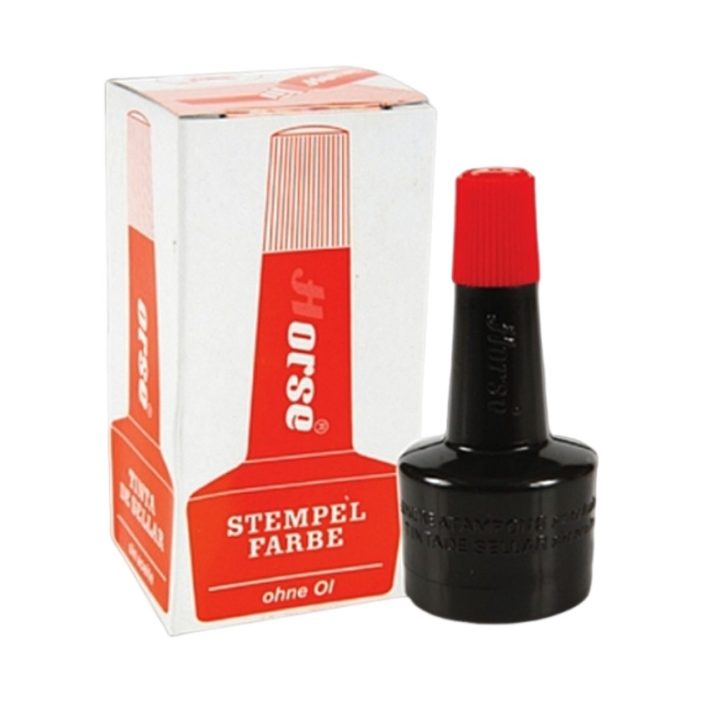 หมึกเติมแท่นประทับ 28 CC สีแดง HORSE รุ่น H251 0310