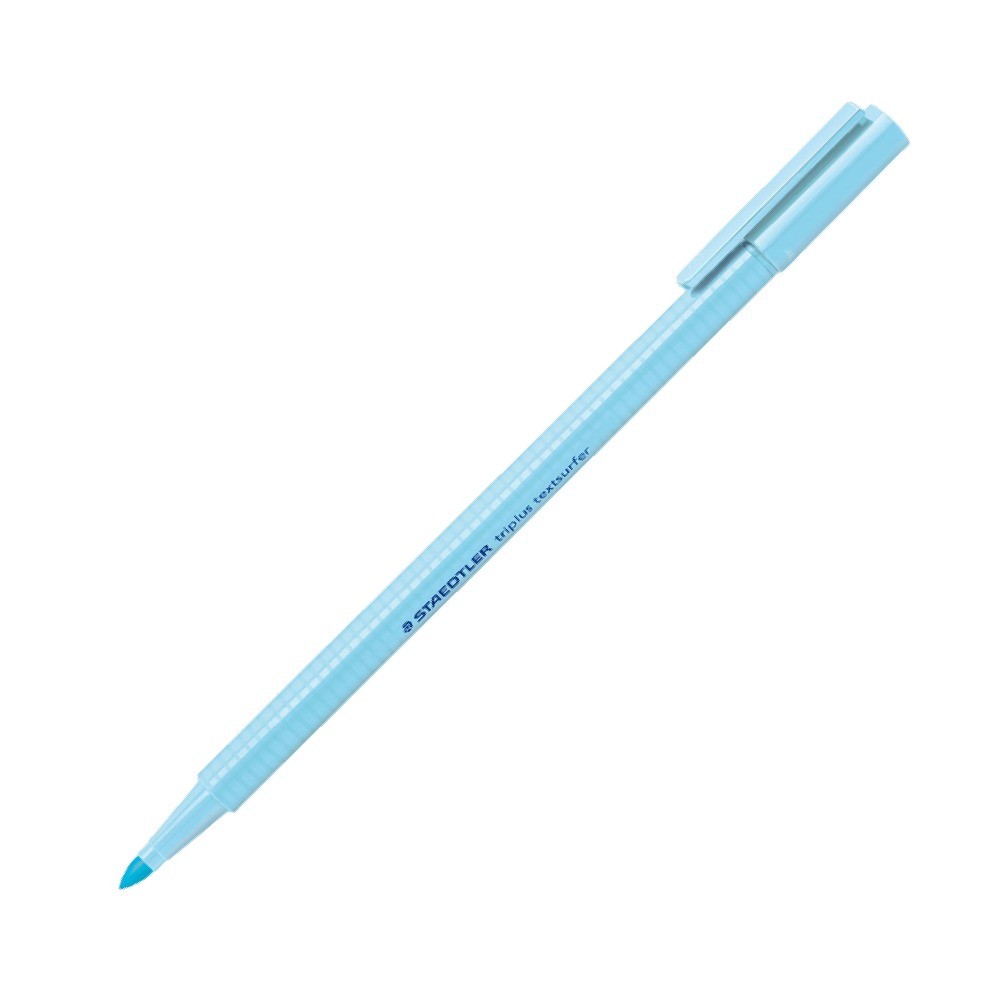 ปากกาเน้นข้อความ ไตรพลัส STAEDTLER รุ่น 362C 305 สีฟ้า  10 ชิ้น กล่อง 