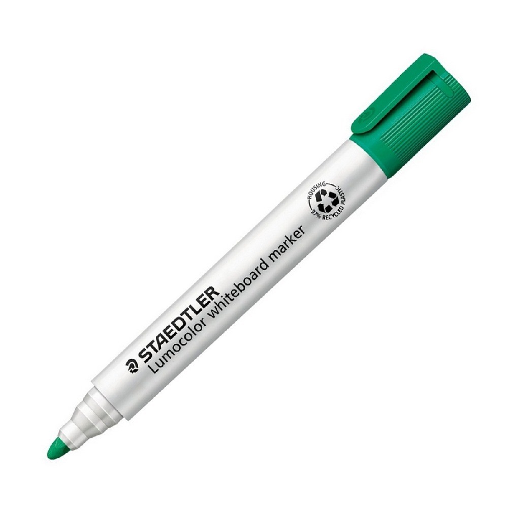 ปากกาไวท์บอร์ด STAEDTLER รุ่น 351 5 สีเขียว ขนาด 2 0 มม 