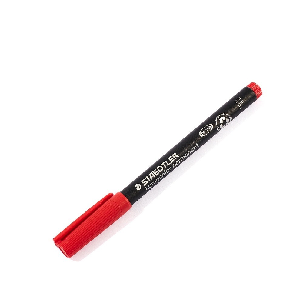 ปากกาเขียนแผ่นใส STAEDTLER รุ่น 318 2 สีแดง ขนาด 0 6 มม 