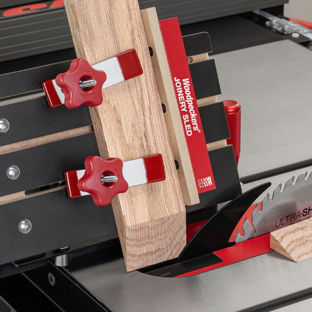 ถาดช่วยตัดรอยต่อไม้ความแม่นยำสูง Woodpeckers JSLED Joinery Sled