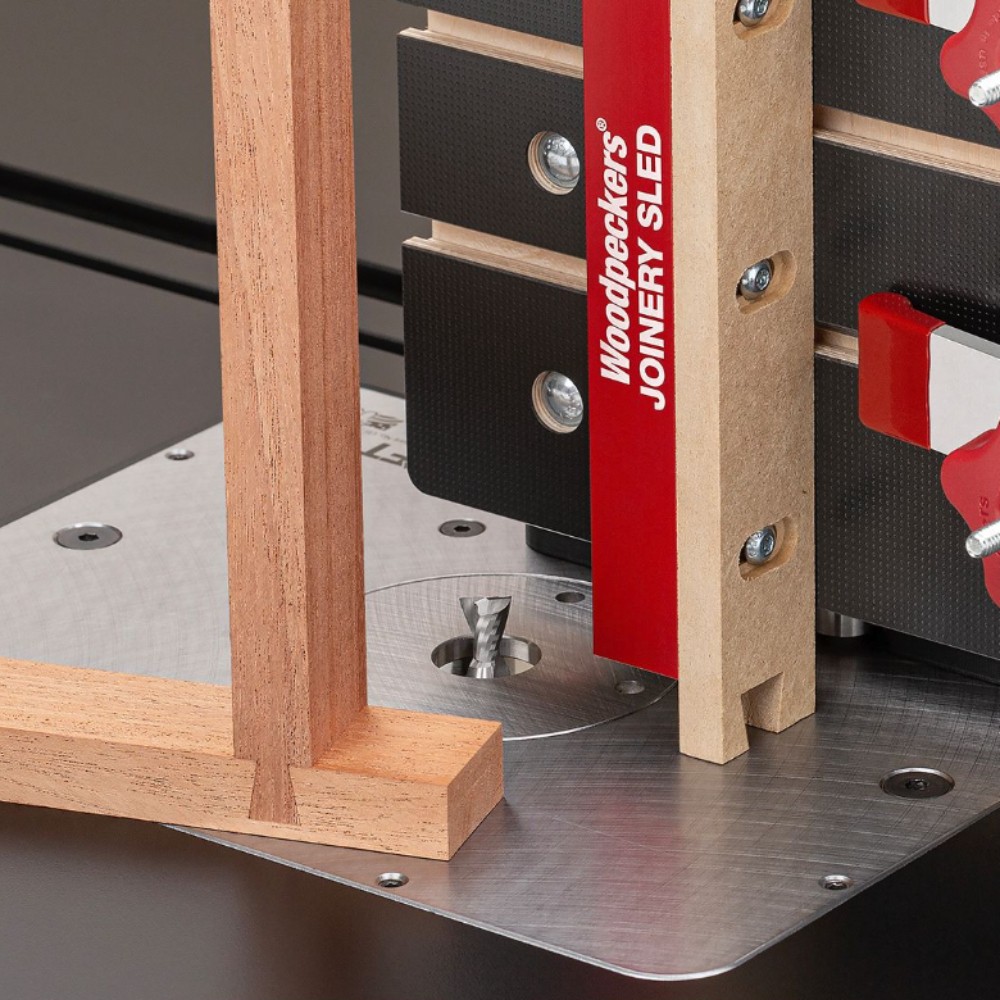 ถาดช่วยตัดรอยต่อไม้ความแม่นยำสูง Woodpeckers JSLED Joinery Sled