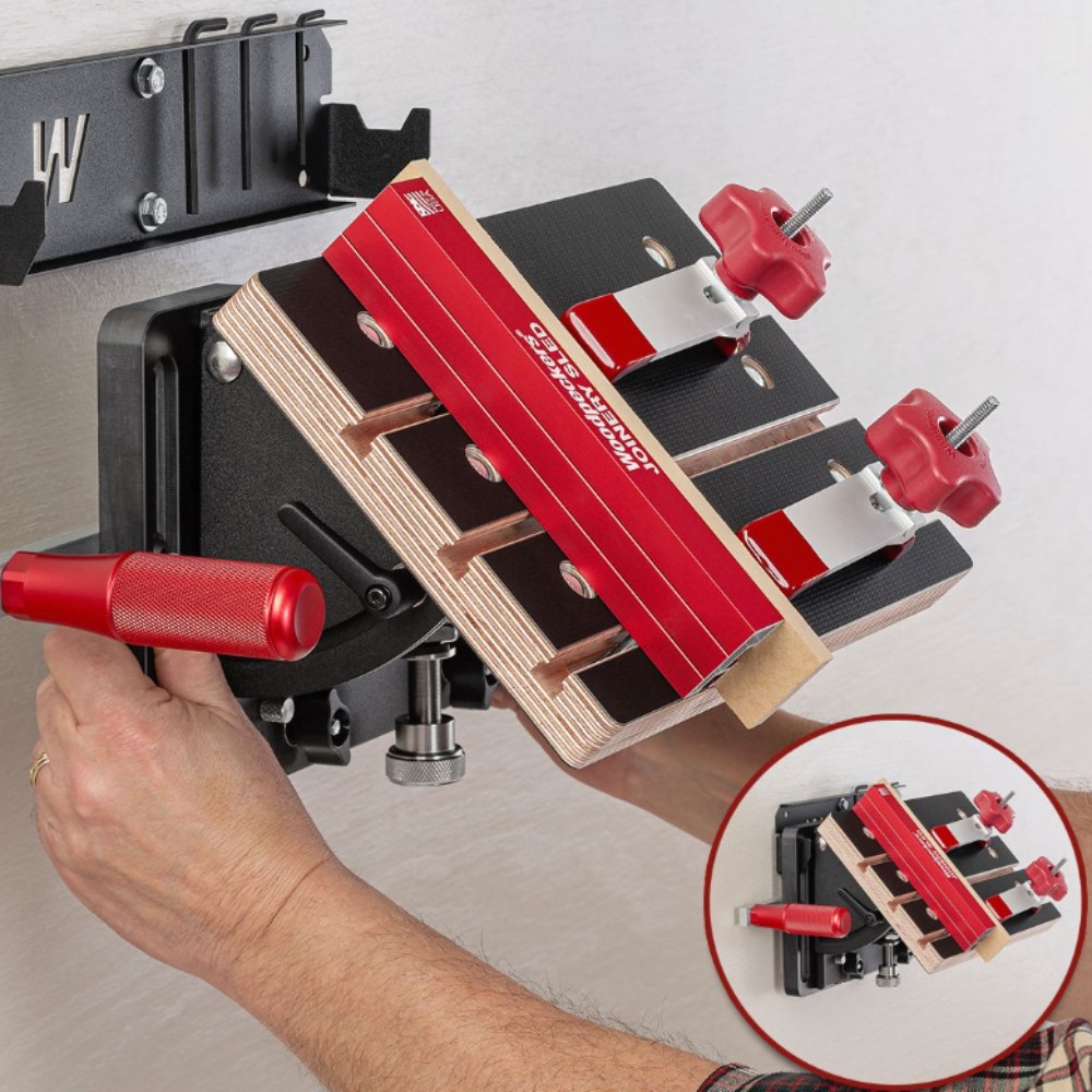ถาดช่วยตัดรอยต่อไม้ความแม่นยำสูง Woodpeckers JSLED Joinery Sled