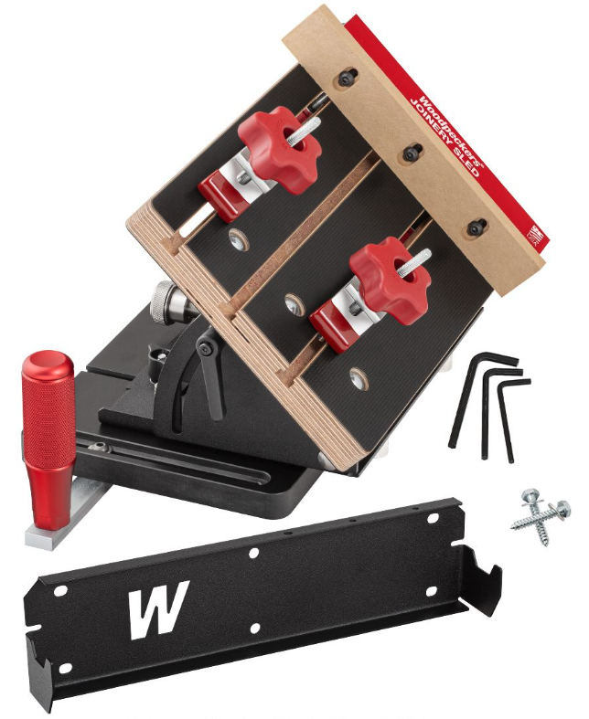 ถาดช่วยตัดรอยต่อไม้ความแม่นยำสูง Woodpeckers JSLED Joinery Sled