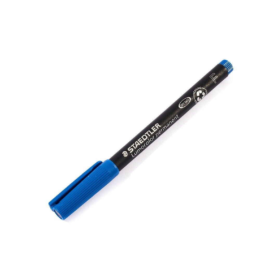 ปากกาเขียนแผ่นใส STAEDTLER รุ่น 318 3 สีน้ำเงิน ขนาด 0 6 มม 