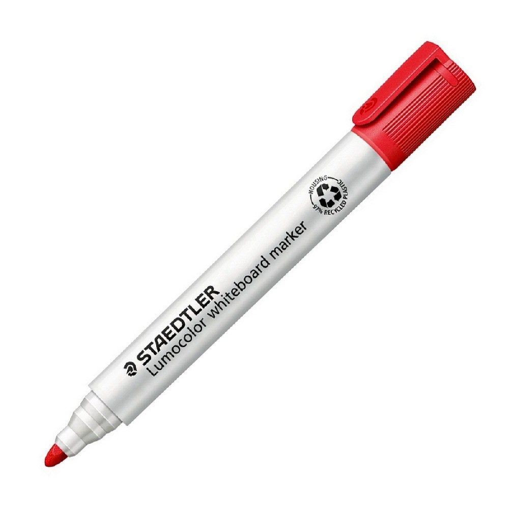 ปากกาไวท์บอร์ด STAEDTLER รุ่น 351 2 สีแดง ขนาด 2 0 มม 