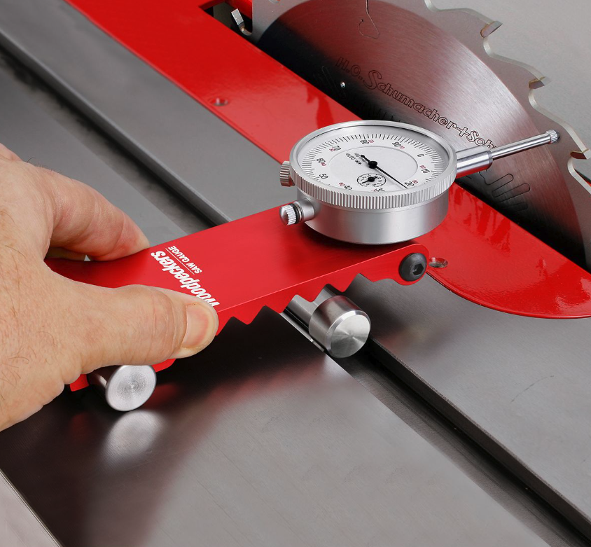 เกจวัดตั้งใบเลื่อยความละเอียดสูง Woodpeckers SG WP Saw Gauge